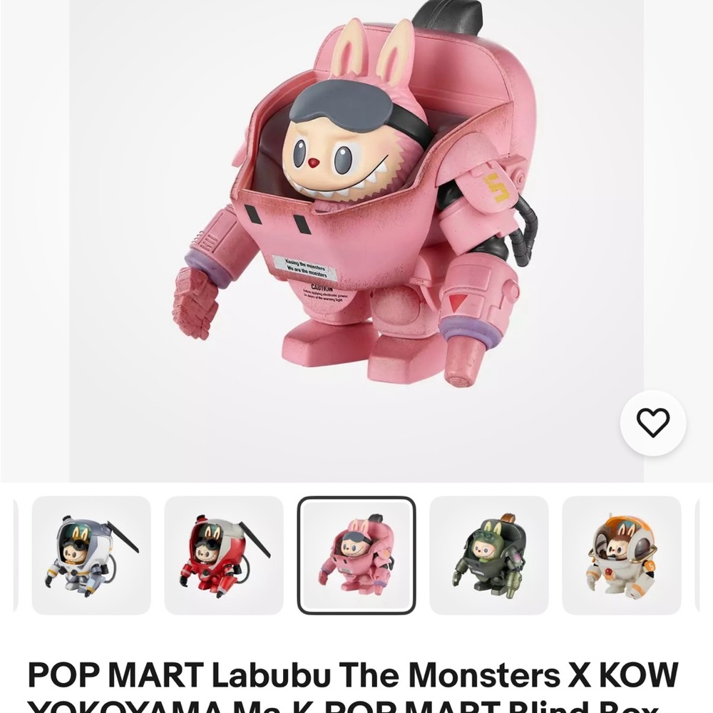 Labubu The Monsters X KOW Yokoyama Ma.K.‎ Flamingo